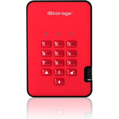 iStorage Disque dur 2TB diskAshur2 (2 To), Disque dur externe, Rouge - Publicité iStorage Disque dur 2TB diskAshur2 (2 To), Disque dur externe, Rouge - Publicité