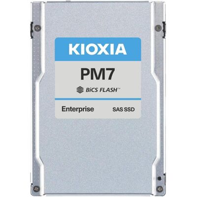 Kioxia PM7-V 2.5 3.2 TB SAS BiCS FLASH TLC (3200 Go, 2.5"), SSD - Publicité Kioxia PM7-V 2.5 3.2 TB SAS BiCS FLASH TLC (3200 Go, 2.5"), SSD - Publicité