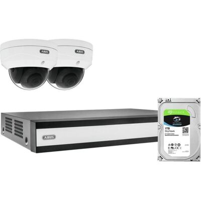 Abus Set de surveillance (1920 x 1080 Pixels), Caméra réseau, Blanc - Publicité Abus Set de surveillance (1920 x 1080 Pixels), Caméra réseau, Blanc - Publicité