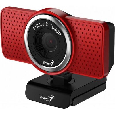 Genius Caméra internetowa ECam 8000 (2 Mpx), Webcam, Rouge - Publicité Genius Caméra internetowa ECam 8000 (2 Mpx), Webcam, Rouge - Publicité