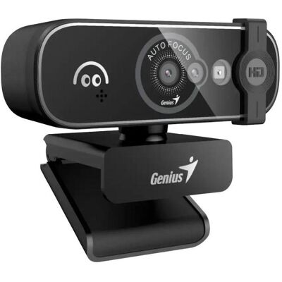 Genius FaceCam OPEN Webkamera, schwarz Full HD/Windows Hello (5 Mpx), Webcam, Noir - Publicité Genius FaceCam OPEN Webkamera, schwarz Full HD/Windows Hello (5 Mpx), Webcam, Noir - Publicité
