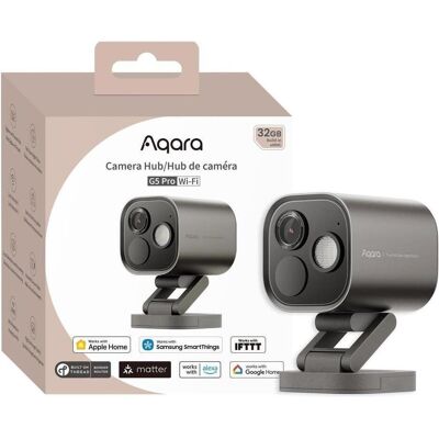 Aqara Camera Hub G5 Pro Grau – 2K Zigbee & Wi-Fi Zentrale mit KI, Caméra réseau, Gris - Publicité Aqara Camera Hub G5 Pro Grau – 2K Zigbee & Wi-Fi Zentrale mit KI, Caméra réseau, Gris - Publicité