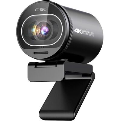 EMeet SmartCam S600 Webcam (8 Mpx), Webcam, Noir - Publicité EMeet SmartCam S600 Webcam (8 Mpx), Webcam, Noir - Publicité