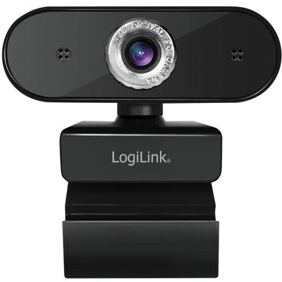 LogiLink HD-USB-Webcam (0.90 Mpx), Webcam, Noir - Publicité LogiLink HD-USB-Webcam (0.90 Mpx), Webcam, Noir - Publicité
