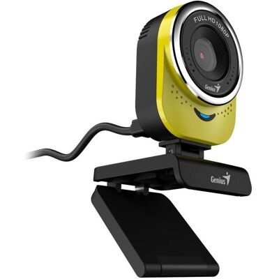 Genius QCam 6000 Caméra Web Full HD, jaune 1920x1080, USB 2.0, Windows 7 a vyšší, FULL HD, 30 FPS, Webcam, Jaune - Publicité Genius QCam 6000 Caméra Web Full HD, jaune 1920x1080, USB 2.0, Windows 7 a vyšší, FULL HD, 30 FPS, Webcam, Jaune - Publicité
