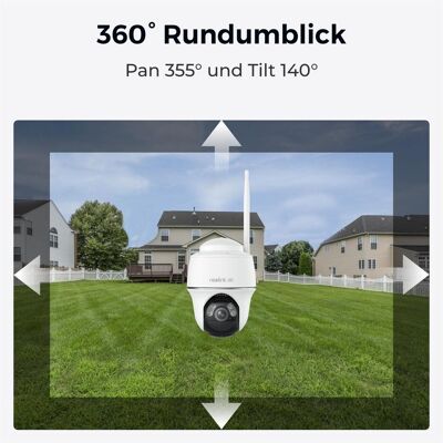 Caméra de surveillance Wi-Fi 4K Reolink avec panneaux solaires - Extérieur - Publicité Caméra de surveillance Wi-Fi 4K Reolink avec panneaux solaires - Extérieur - Publicité