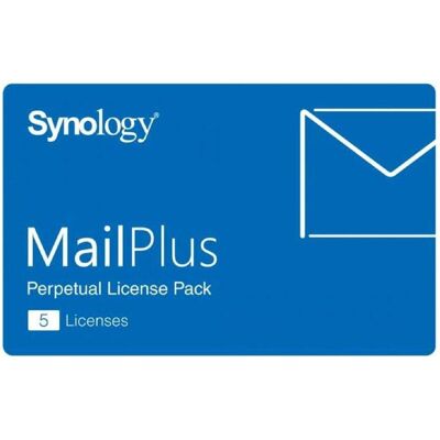Synology Pack de licences MailPlus 5 comptes e-mail, NAS : accessoires - Publicité Synology Pack de licences MailPlus 5 comptes e-mail, NAS : accessoires - Publicité