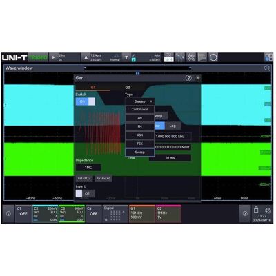 Uni-T MSO3000HD-AWG Mess-Software Upgrade, Métrologie - Publicité Uni-T MSO3000HD-AWG Mess-Software Upgrade, Métrologie - Publicité