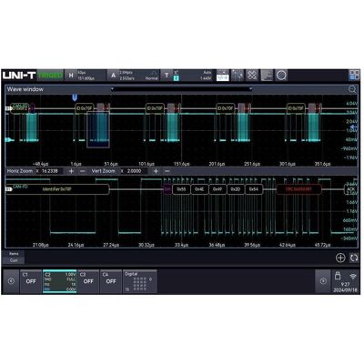 Uni-T MSO3000HD-CANFD Mess-Software Upgrade, Métrologie - Publicité Uni-T MSO3000HD-CANFD Mess-Software Upgrade, Métrologie - Publicité