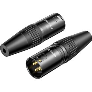 Ugreen Connecteur XLR mâle 3 pôles, Adaptateur audio, Noir - Publicité Ugreen Connecteur XLR mâle 3 pôles, Adaptateur audio, Noir - Publicité