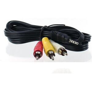 AGI Câble audio/vidéo compatible avec Canon STV-250N (1.50 m, Câbles Cinch), Câble audio - Publicité AGI Câble audio/vidéo compatible avec Canon STV-250N (1.50 m, Câbles Cinch), Câble audio - Publicité