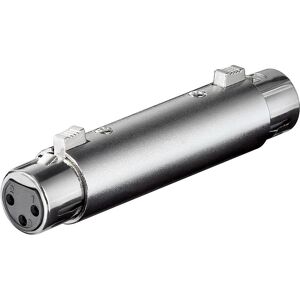 Goobay Adaptateur XLR femelle - femelle (Adaptateur jack), Adaptateur audio, Argent - Publicité Goobay Adaptateur XLR femelle - femelle (Adaptateur jack), Adaptateur audio, Argent - Publicité