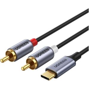Ugreen 2x Cinch — USB C (1.50 m, Câbles Cinch), Câble audio - Publicité Ugreen 2x Cinch — USB C (1.50 m, Câbles Cinch), Câble audio - Publicité
