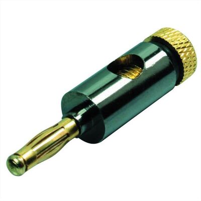 OEM Fiche banane métal 4mm, noire, Connecteur audio, Noir - Publicité OEM Fiche banane métal 4mm, noire, Connecteur audio, Noir - Publicité