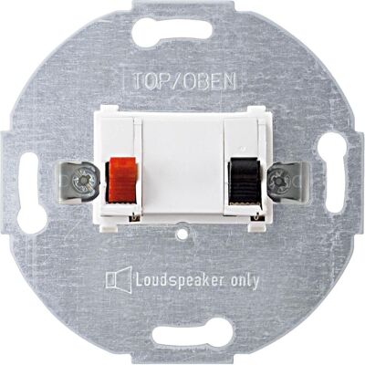 Merten Modèle 466919 Connecteur haut-parleur - blanc polaire - Publicité Merten Modèle 466919 Connecteur haut-parleur - blanc polaire - Publicité