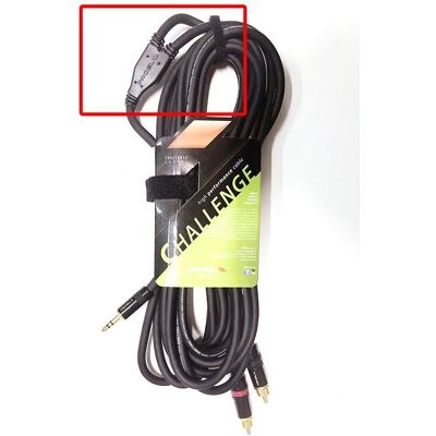 Proel Modèle CHLP215LU3XL - Câble audio 3,5 mm stéréo à RCA - 3m - Publicité Proel Modèle CHLP215LU3XL - Câble audio 3,5 mm stéréo à RCA - 3m - Publicité