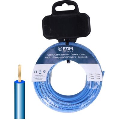 EDM Product Elektrische Einzelleitung 28574 Blau 5 M H07Z1-K (5 m), Câble audio - Publicité EDM Product Elektrische Einzelleitung 28574 Blau 5 M H07Z1-K (5 m), Câble audio - Publicité