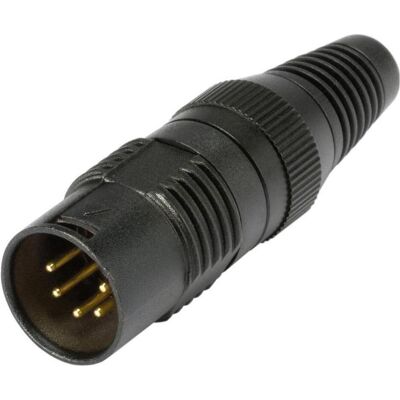 Connecteur XLR Hicon HI-X5CM-G - Fiche droite - 5 broches - Noir - Publicité Connecteur XLR Hicon HI-X5CM-G - Fiche droite - 5 broches - Noir - Publicité