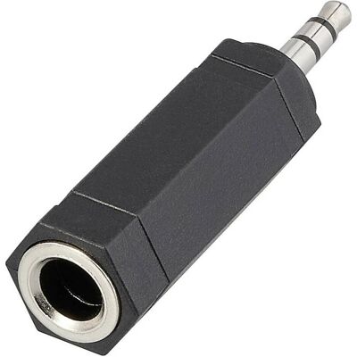 SpeaKa Professional SP-13808968 Audio Adapter, 3.5mm plug to 6.35 mm socket Klin (Adaptateur jack), Adaptateur audio, Noir - Publicité SpeaKa Professional SP-13808968 Audio Adapter, 3.5mm plug to 6.35 mm socket Klin (Adaptateur jack), Adaptateur audio, Noir - Publicité
