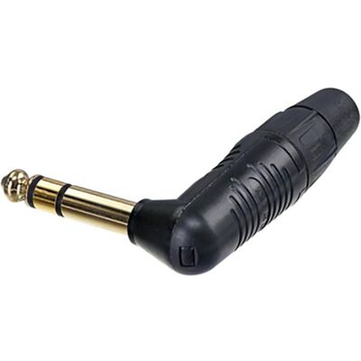 Rean RP3RC-B Connecteur audio 6,35mm à angle, 3 broches - Publicité Rean RP3RC-B Connecteur audio 6,35mm à angle, 3 broches - Publicité
