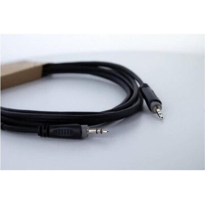 Cordial 14828 Câble Audio Jack - Stereo 3,5mm - 1m Noir - Publicité Cordial 14828 Câble Audio Jack - Stereo 3,5mm - 1m Noir - Publicité