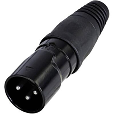 Rean RCX3M-Z-001-1 Connecteur XLR mâle, droit Nombre de pôles (num.) : 3 1 pc., Connecteur audio, Noir - Publicité Rean RCX3M-Z-001-1 Connecteur XLR mâle, droit Nombre de pôles (num.) : 3 1 pc., Connecteur audio, Noir - Publicité