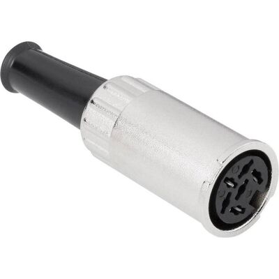 BKL Electronic DIN femelle avec verrouillage à baïonnette, Connecteur audio, Argent - Publicité BKL Electronic DIN femelle avec verrouillage à baïonnette, Connecteur audio, Argent - Publicité