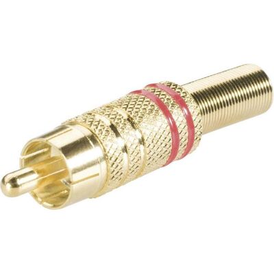 BKL Electronic Cinch/RCA mâle, Connecteur audio, Rouge - Publicité BKL Electronic Cinch/RCA mâle, Connecteur audio, Rouge - Publicité