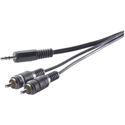 SpeaKa Professional Câble adaptateur SpeaKa 3,5 mm jack 2 RCA mâle 3 m (3 m, Câble jack 2,5 mm, Câbles Cinch), Câble audio - Publicité SpeaKa Professional Câble adaptateur SpeaKa 3,5 mm jack 2 RCA mâle 3 m (3 m, Câble jack 2,5 mm, Câbles Cinch), Câble audio - Publicité