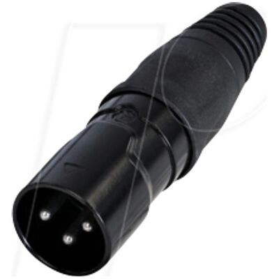 Rean RCX3M-Z-001-1 Connecteur XLR mâle, droit Nombre de pôles (num.) : 3 1 pc., Connecteur audio, Noir - Publicité Rean RCX3M-Z-001-1 Connecteur XLR mâle, droit Nombre de pôles (num.) : 3 1 pc., Connecteur audio, Noir - Publicité