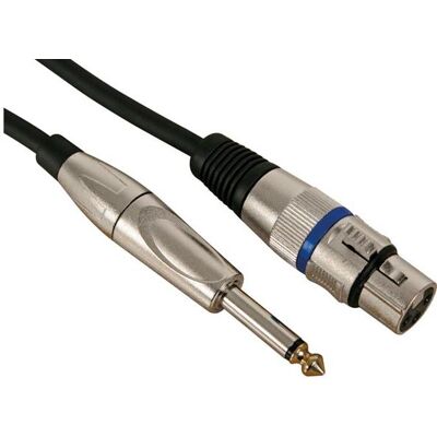 HQ Power PAC112 - Câble audio XLR vers jack 6,3 mm - 10m - Qualité professionnelle - Publicité HQ Power PAC112 - Câble audio XLR vers jack 6,3 mm - 10m - Qualité professionnelle - Publicité