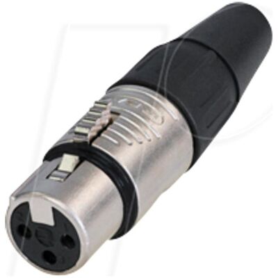 Connecteur XLR 3 broches Rean AV RC3F - Droit - Audio professionnel - Publicité Connecteur XLR 3 broches Rean AV RC3F - Droit - Audio professionnel - Publicité