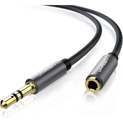 Ugreen 3.5mm Klinke – 3.5mm Buchse (1 m, Câble AUX), Câble audio - Publicité Ugreen 3.5mm Klinke – 3.5mm Buchse (1 m, Câble AUX), Câble audio - Publicité
