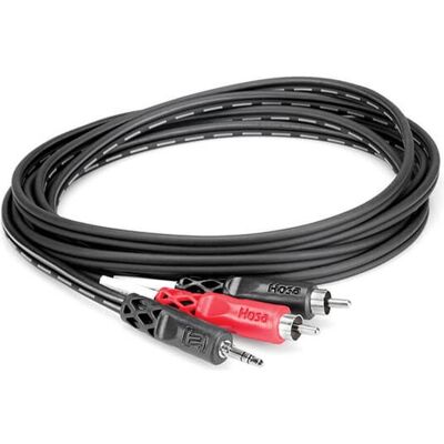 Hosa CMR-206 Stereo Breakout 3.5mm TRS To Dual RCA 6 FT (1.83 m, Câble AUX, Câbles Cinch), Câble audio - Publicité Hosa CMR-206 Stereo Breakout 3.5mm TRS To Dual RCA 6 FT (1.83 m, Câble AUX, Câbles Cinch), Câble audio - Publicité