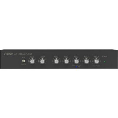 Vision 0w Amplificateur de mixage - 4 entrées, Amplificateur stéréo, Noir - Publicité Vision 0w Amplificateur de mixage - 4 entrées, Amplificateur stéréo, Noir - Publicité
