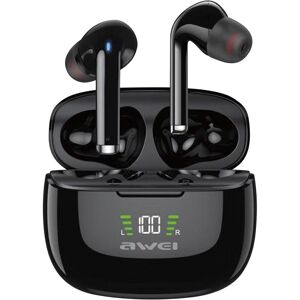 Awei Écouteurs sans fil Bluetooth (ANC, 58 h, Sans fil), Écouteurs, Noir - Publicité Awei Écouteurs sans fil Bluetooth (ANC, 58 h, Sans fil), Écouteurs, Noir - Publicité