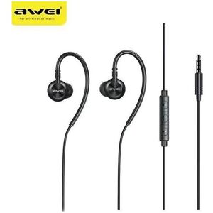 Awei słuchawki stéréo L3 jack 3,5mm czarny/black (Filaire), Écouteurs, Noir - Publicité Awei słuchawki stéréo L3 jack 3,5mm czarny/black (Filaire), Écouteurs, Noir - Publicité