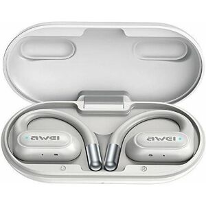 Awei T93 Écouteurs Bluetooth blancs avec station d'accueil - Publicité Awei T93 Écouteurs Bluetooth blancs avec station d'accueil - Publicité