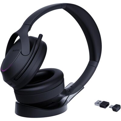Yealink BH78 Serie (Filaire, Sans fil, USB-A, USB-C), Casque micro de bureau, Noir - Publicité Yealink BH78 Serie (Filaire, Sans fil, USB-A, USB-C), Casque micro de bureau, Noir - Publicité