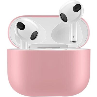 Screenguard Étui en silicone liquide pour Apple AirPods (2021) (Manchon pour casque d'écoute), Étui pour écouteurs + casque, Rose - Publicité Screenguard Étui en silicone liquide pour Apple AirPods (2021) (Manchon pour casque d'écoute), Étui pour écouteurs + casque, Rose - Publicité