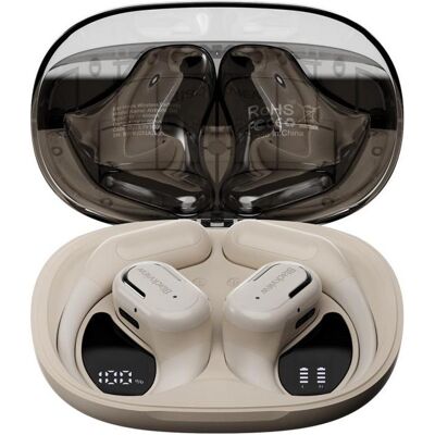 Blackview Airbuds 300 (Bluetooth 6.0 - Reduction de Bruit - Étanche IPX5) Beige (ANC, Sans fil), Écouteurs, Beige - Publicité Blackview Airbuds 300 (Bluetooth 6.0 - Reduction de Bruit - Étanche IPX5) Beige (ANC, Sans fil), Écouteurs, Beige - Publicité