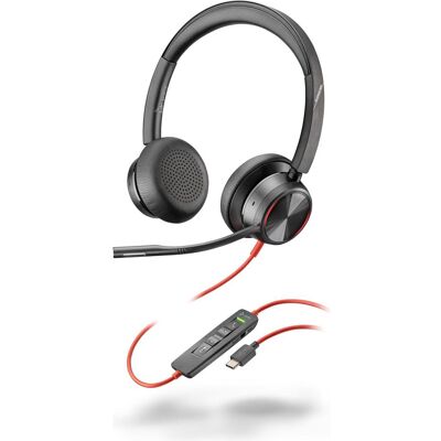 HP Casque Poly Blackwire 8225 USB-C (Filaire, USB-C), Casque micro de bureau, Noir - Publicité HP Casque Poly Blackwire 8225 USB-C (Filaire, USB-C), Casque micro de bureau, Noir - Publicité