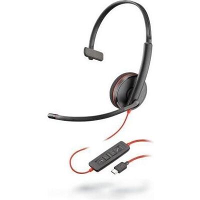 HP Poly Blackwire C3210 USB-C Single (Filaire, USB-C), Casque micro de bureau, Noir - Publicité HP Poly Blackwire C3210 USB-C Single (Filaire, USB-C), Casque micro de bureau, Noir - Publicité