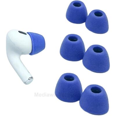 Comply Airpods ProGen1&2 Bleu Électrique Embouts d'Oreille - Accessoires - Publicité Comply Airpods ProGen1&2 Bleu Électrique Embouts d'Oreille - Accessoires - Publicité