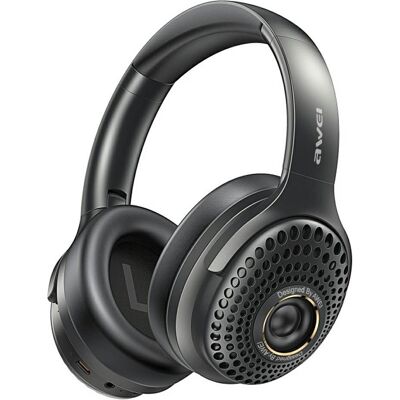 Awei Casque circum-auriculaire sans fil AT30 Bluetooth 6.0, noir (50 h, Sans fil), Écouteurs, Noir - Publicité Awei Casque circum-auriculaire sans fil AT30 Bluetooth 6.0, noir (50 h, Sans fil), Écouteurs, Noir - Publicité