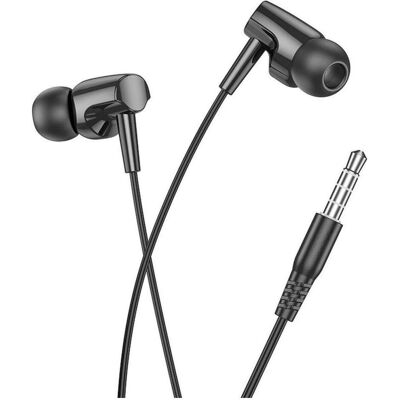 Hoco Wired headphones earphones universal with microphone M112 black (Filaire), Écouteurs, Noir - Publicité Hoco Wired headphones earphones universal with microphone M112 black (Filaire), Écouteurs, Noir - Publicité