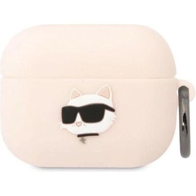 Coque AirPods Pro Karl Lagerfeld KLAPRUNCHP - Tête de Choupette en silicone 3D Rose - Publicité Coque AirPods Pro Karl Lagerfeld KLAPRUNCHP - Tête de Choupette en silicone 3D Rose - Publicité