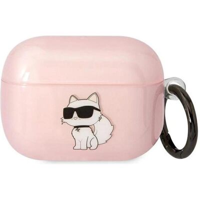 Coque AirPods Pro Rose Karl Lagerfeld Choupette - Publicité Coque AirPods Pro Rose Karl Lagerfeld Choupette - Publicité