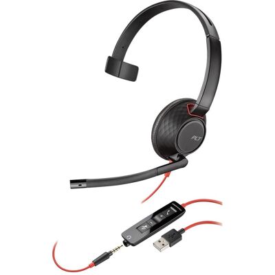 HP Poly Blackwire 5210 C5210 USB A (Filaire, USB-A), Casque micro de bureau, Noir - Publicité HP Poly Blackwire 5210 C5210 USB A (Filaire, USB-A), Casque micro de bureau, Noir - Publicité