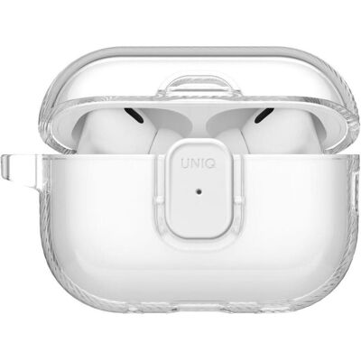 Uniq Case Glase Pro for AirPods Pro 3 Lock Case transparent (Manchon pour casque d'écoute), Étui pour écouteurs + casque, Transparent - Publicité Uniq Case Glase Pro for AirPods Pro 3 Lock Case transparent (Manchon pour casque d'écoute), Étui pour écouteurs + casque, Transparent - Publicité